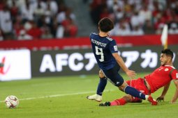 Jepang amankan posisi di fase gugur lewat penalti Haraguchi
