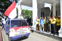 Kirab Bendera Sambut "Hari Patriotik" Dimulai Dari Pohuwato