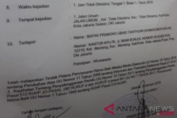 Komisioner KPU dan PSI dilaporkan ke polisi