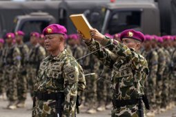 Sertijab Komandan Brigif-4 Marinir Lampung
