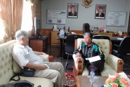 Kepala Biro LKBN Antara silaturahmi dengan Kepala LLDIKTI