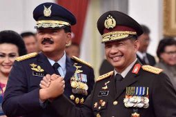 Panglima TNI-Kapolri klarifikasi soal foto "dua jari"