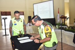 Polda Jambi tandatangani pakta integritas dengan peserta pendidikan polri