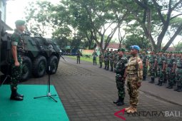 Yonif Jembrana sambut anggota pulang tugas perbatasan
