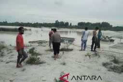 Polisi Jebus tertibkan tambang liar di Kolong Biru