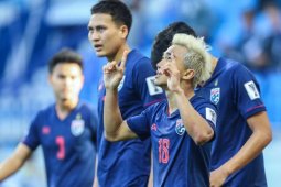 Thailand raih kemenangan pertama di Piala Asia