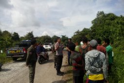 Polisi Bangka Tengah tertibkan tambang ilegal di alur sungai