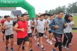 Danrem 042/Gapu ajak prajurit lari aerobik