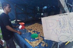 Duku dan manggis dari Jambi banjiri Kota Rantauprapat