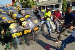 Amankan Pemilu 2019 TNI gelar simulasi rusuh massa