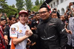 Ridwan Kamil terima kedatangan pebalap dunia Marc Marquez