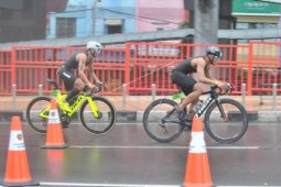400 atlet ikuti Palembang Triathlon 2019