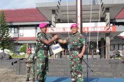 Marinir Lampung Gelar Apel Gabungan Dan Istighosah