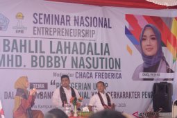 HIPMI gelar seminar nasional membangun milenial yang berkarakter pengusaha