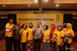 Kemensos kukuhkan 250 Sahabat Peduli ODHA Sumut
