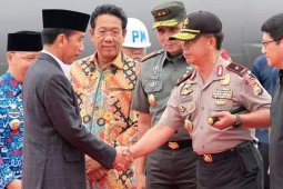 Presiden dan sejumlah menteri tiba di Bengkulu