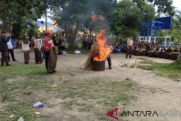 Pemkab Bangka bekali siswa-siswi SMAN Sungailiat hadapi bencana