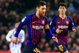 Setelah kalahkan  Valladolid 1-0, Barca aman di puncak klasemen