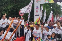 Ribuan warga Babel meriahkan kegiatan Milenial Road Safety Festival
