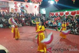 Atraksi seni meriahkan perayaan "Cap Go Meh" di Muntok