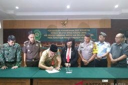 Pemkab Bangka dukung pencanangan zona integritas WBK-WBMM
