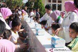 Ibu Negara ajari siswa PAUD Ambon pola hidup sehat