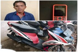Tersangka bawa kabur motor dan handphone korban