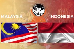Babak pertama, Indonesia vs Malaysia masih imbang tanpa gol