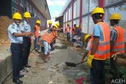 Warga binaan lapas Meulaboh dilatih bidang kontruksi