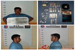 Polsekta Banjarmasin Barat sita 20 paket sabu-sabu siap edar