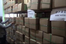 KPU Kota Madiun Terima Tiga Jenis Surat Suara Pemilu 2019
