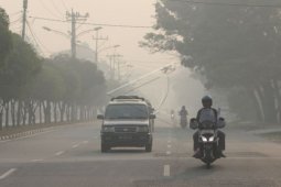Dumai diselimuti kabut asap