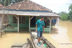 Koramil Mesuji Siap Siaga di Daerah Rawan Banjir