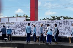 Ratusan Pelajar Ikuti Deklarasi Keselamatan Berlalu Lintas