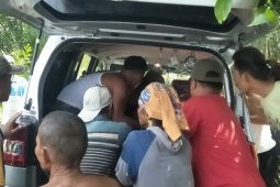 Polisi olah TKP kasus bocah tewas tenggelam