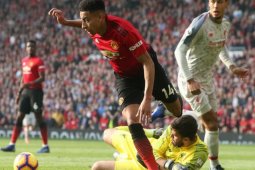 Laga Manchester United vs Liverpool berakhir tanpa gol