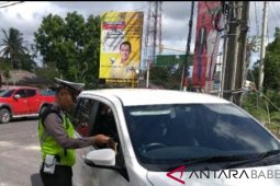 Satlantas Bangka tingkatkan razia kendaraan