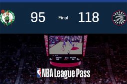Raptors kalahkan tim tamu Celtics dengan skor 118-95