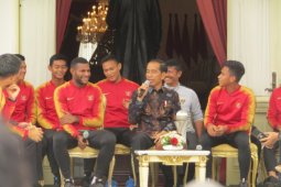 Presiden terima Timnas U-22 di Istana