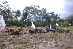 Kors sukarelawan PMI Banjarnegara dilatih bela negara