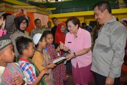 Kapoldasu beri tali asih pada Bakti Sosial Polres Langkat