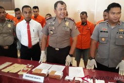 Belasan tersangka kasus narkoba terjaring
