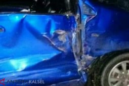 Three cars involve in a collision in Kadundung Village