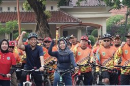 Gowes Bersama, Ning Ita Ingatkan Pentingnya Persatuan