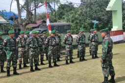 Ratusan prajurit TNI pengamanan pemilu sudah di Koramil