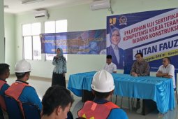 Intan: 100 tenaga kontruksi Depok ikuti uji kompetensi