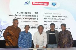 ITB kerjasama dengan Bukalapak resmikan pusat AI dan cloud compunting