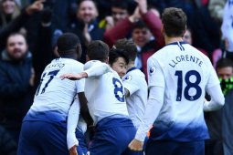 Spurs naik ke peringkat dua Liga Inggris berkat gol Son
