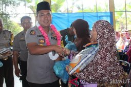 Kapolres Asahan berbagi bersama masyarakat