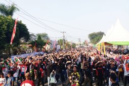 Ribuan warga ikuti MRSF Polres Tanjungbalai